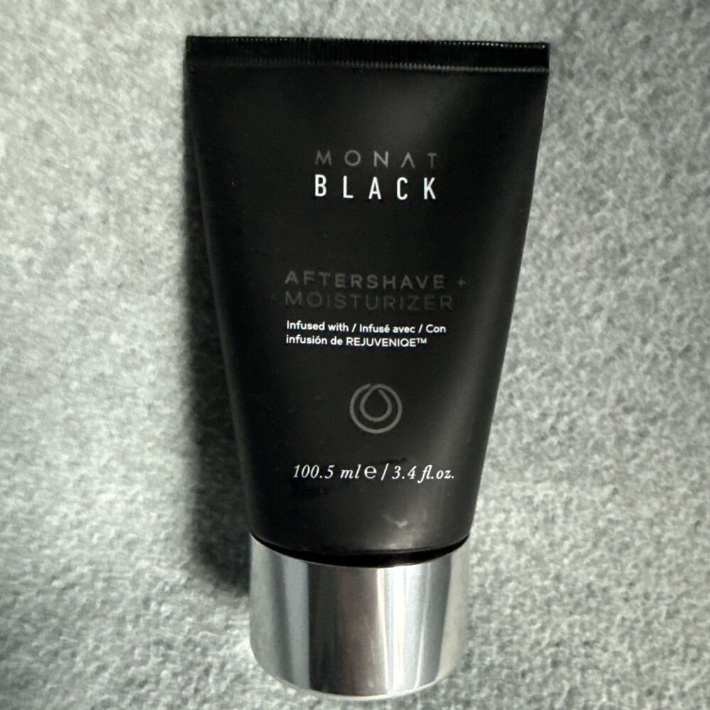 Monat Black Men's Aftershave Moisturizer w/Rejuveniqe 3.4 oz New Sealed